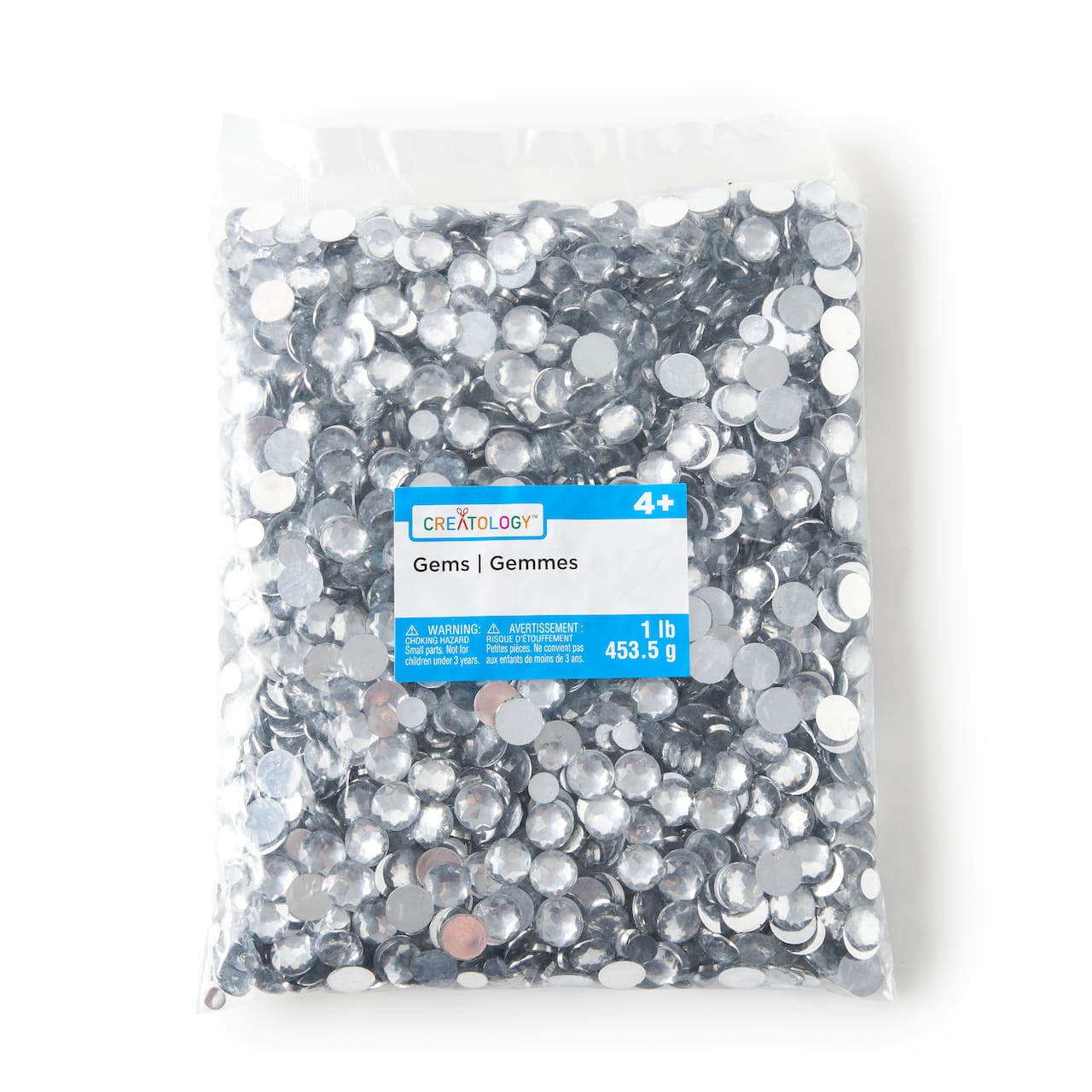 12 Pack: 1lb. Round Clear Gems by Creatology™